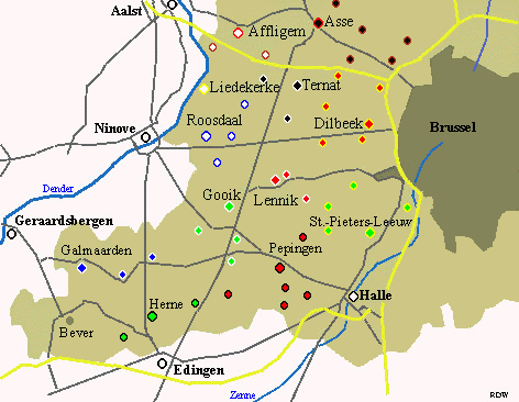 Lambic - la mappa del Pajottenland