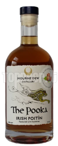 Mourne Dew Distillery Pooka Irish Poitin Hazelnut Liqueur 70Cl