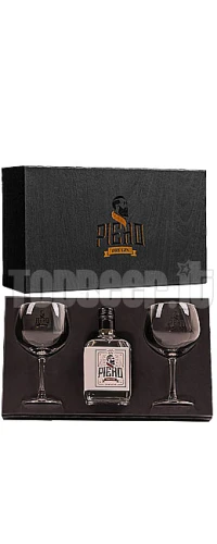 Piero Piero Dry Gin Cofanetto (1 Bt + 2 Bicchieri) 70Cl