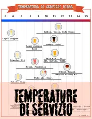 Guida alle temperature di servizio delle birre